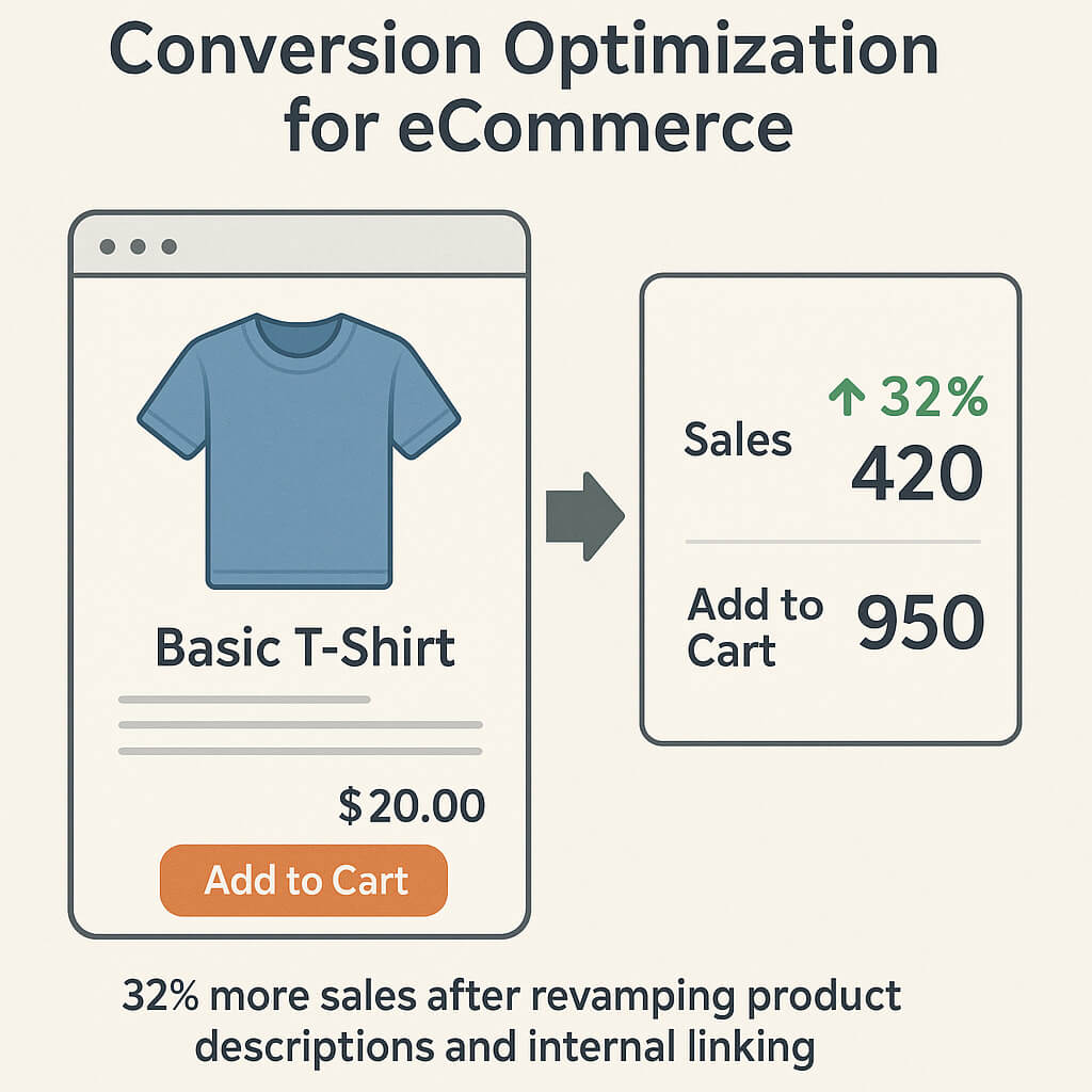 Revamping product description optimization for an Ecommerce site